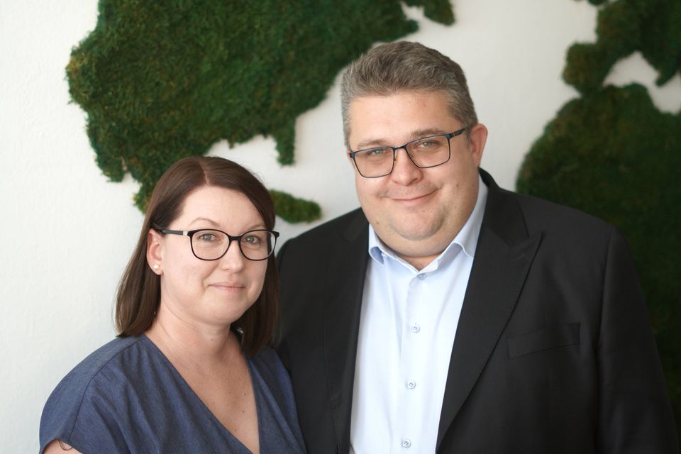 Michal Kais s manželkou Ing. Veronikou Kaisovou, spoluzakladateľkou Datalingu